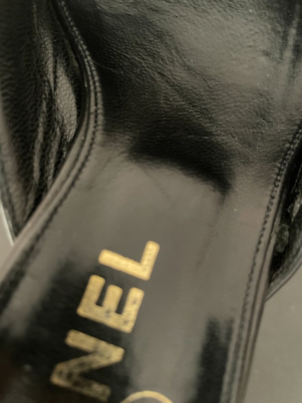 CHANEL Leather Kitten Heels Slip On - Picture 15 of 16